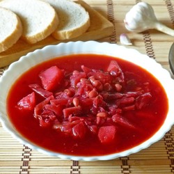 борщ с фасолью
