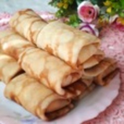 Сметанные блинчики с начинкой