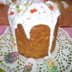 Быстрый кулич из жидкого теста