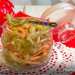 Цукаты из цедры в микроволновке