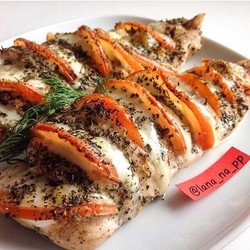 Курица аля Капрезе.