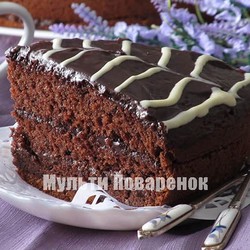 Шоколадный торт в мультиварке: простой рецепт | Мультиповаренок