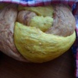 Хлеб "Мраморный"с чесноком и сыром