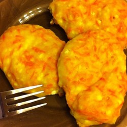 Творожно-морковные оладьи