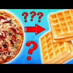 ТОП 10 Простых и ОЧЕНЬ ВКУСНЫХ Рецептов в ВАФЕЛЬНИЦЕ! Как Сделать ПИЦЦА - ОРЕШКИ
