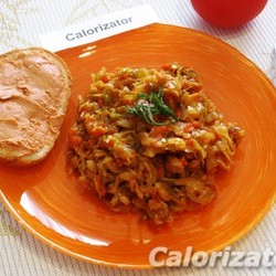 Капуста молодая тушеная