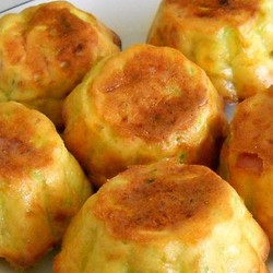 Маффины из цукини с творогом