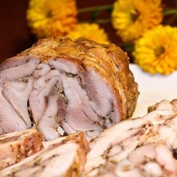 Куриный рулет на ужин