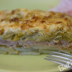 Запеканка с картофелем, капустой и фаршем - пошаговый рецепт с фото