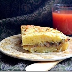Картофельная запеканка с грибной начинкой