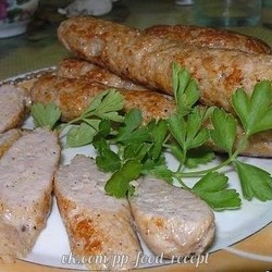 Домашние куриные колбаски