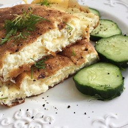 Творожный омлет