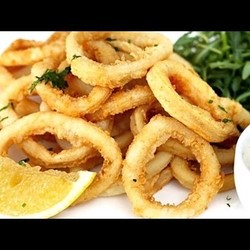 Хрустящий кальмар с пряным майонезом от Джейми Оливера