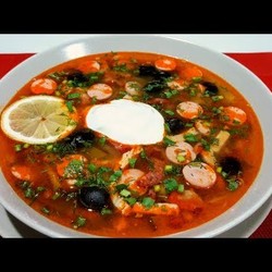 СОЛЯНКА Сборная Мясная (Суп) ПРОСТОЙ РЕЦЕПТ очень вкусной СОЛЯНКИ