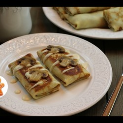 Блинчики с Грибами Нежные и Очень Вкусные