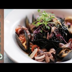 Perfect Squid Ink Pasta with Gennaro