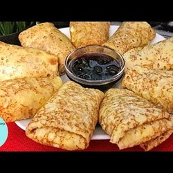 Рецепт Вкусных Налистников (Блины) с Творогом | Crepes With Cottage Cheese Recipe