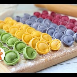 Цветные Домашние Пельмени без Красителей