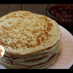 Настоящие Русские Дрожжевые Блины ✧ Russian Yeast Pancakes (English Subtitles)