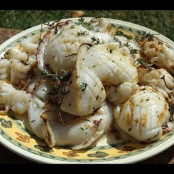 Кальмары на грилле