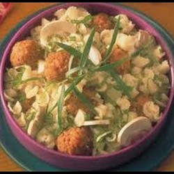 Лингуине с паровыми фрикадельками от Дженнаро Контальдо