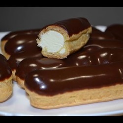 Классические ЭКЛЕРЫ с Кремом "Шарлотт" |  Заварное тесто  | Шоколадная Глазурь | Eclairs