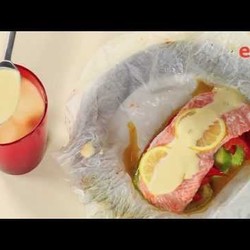 Семга с голландским соусом