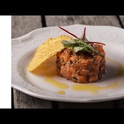 Тартар из Семги Nachos Style || iCOOKGOOD on FOOD TV || Морепродукты