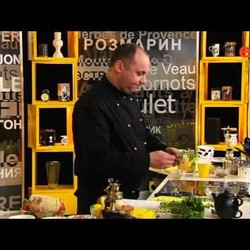 Креветки с дыней