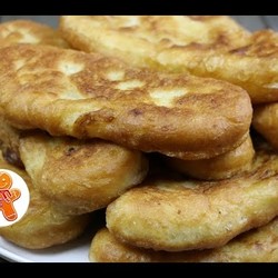 Пирожки с картошкой пряженые (жареные)