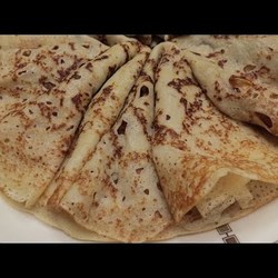 Заварные блины на кефире