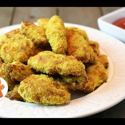 Наггетсы в Духовке Быстро и с Хрустящей Корочкой ✧ Chicken Nuggets in Oven (English Subtitles)