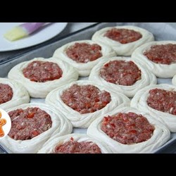 Слоеные Пирожки с Мясом "Гнездо Птицы" ✧ Kaytaz Börek