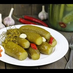 Соленые огурцы на зиму по маминому рецепту