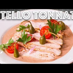 Телятина в Тунце. Что???  Vitello Tonnato. Соус из тунца с индейкой.