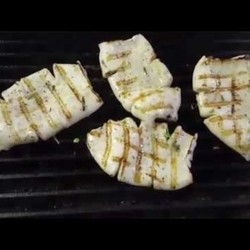 Кальмар на гриле от шеф-повара Ола Краб