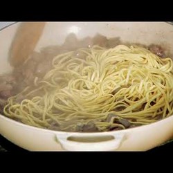 Two Greedy Italians - Pasta Ribbons with chicken liver sauce (HD)