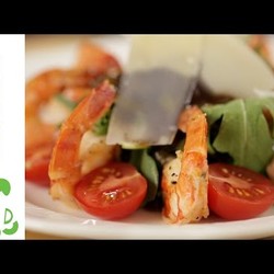 Салат из Листьев Руккола с Хвостами Тигровых Креветок || iCOOKGOOD on FOOD TV || Салаты
