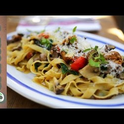 Wild Mushroom Tagliatelle with Gennaro