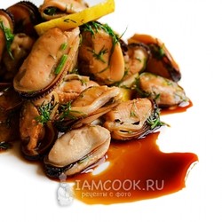 Мидии маринованные с соевым соусом — рецепт с фото