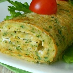 кабачковый рулетик