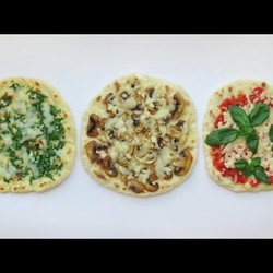 Мини пицца за пять минут от Мармеладной Лисицы. Лепешки на сковороде - три варианта начинки