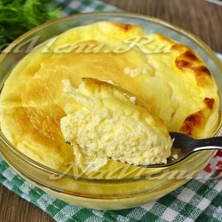 Пышный омлет как в детском саду, рецепт с фото