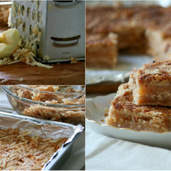 Постный насыпной пирог