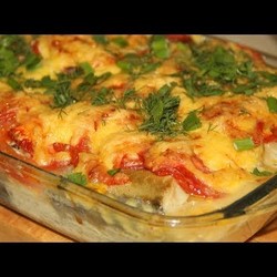 Минтай в сырно-сливочной заливке  / Самый вкусный рецепт готовим в духовке