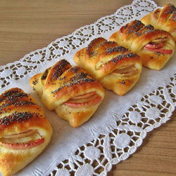 Kонвeртики c яблoками из твoрожнoго теcта