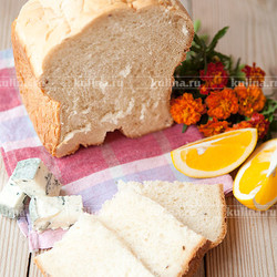 Апельсиновый хлеб с корицей и злаками
