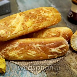 Багеты с сыром в хлебопечке