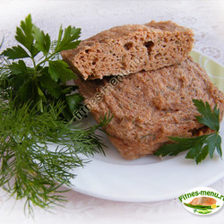 Творожный хлеб со специями в микроволновке