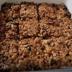 Квадратики из гранолы